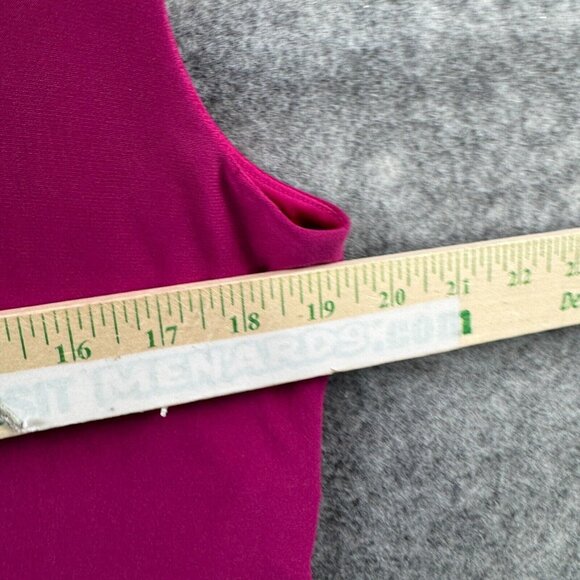 Coldwater Creek Dress Womens XL Purple Sleeveless Gathered Sheath Stretch Career - Picture 6 of 8